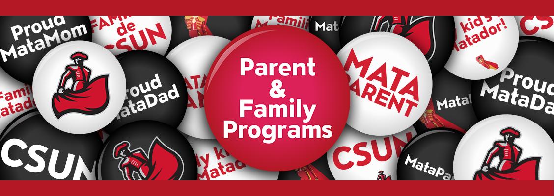 Parent &amp; Family Programs Banner