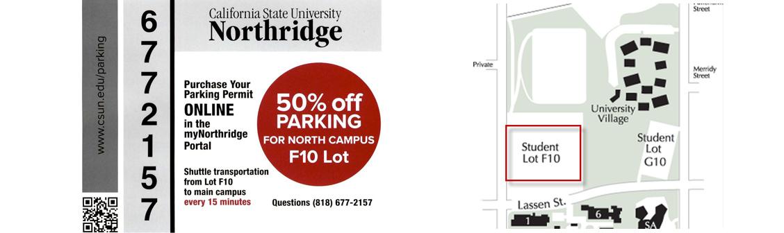 Parking Permit for North Campus F10 Lot