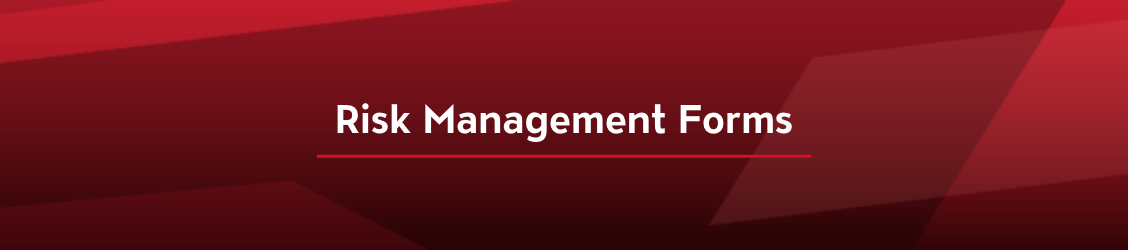 Risk Management Forms banner