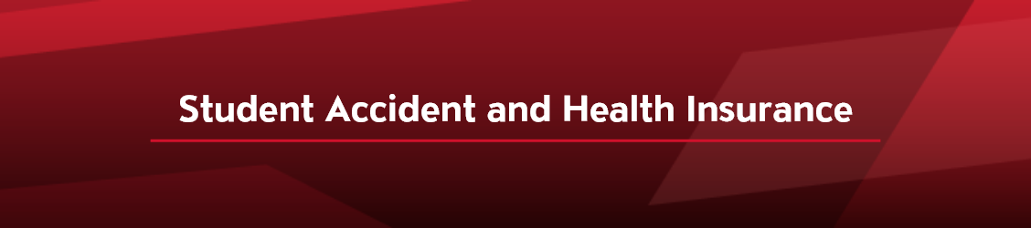 Student Accident and Health Insurance Banner