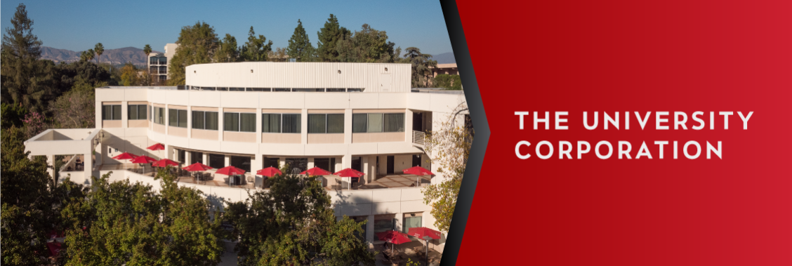 TUC Homepage Banner with a photo of CSUN architecture