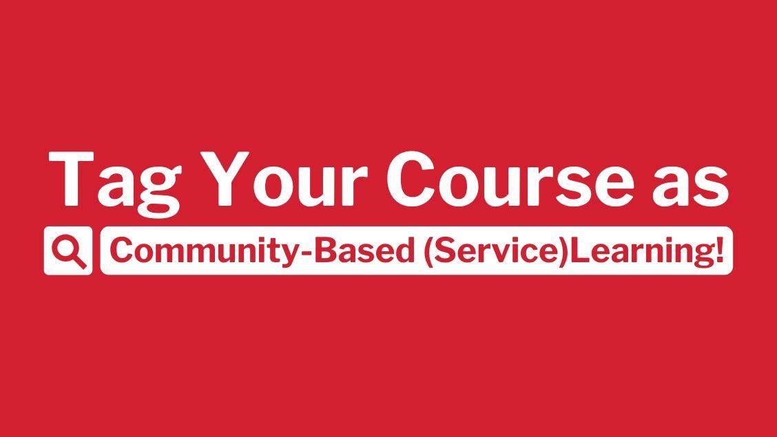 TAG Your CBL Course Banner