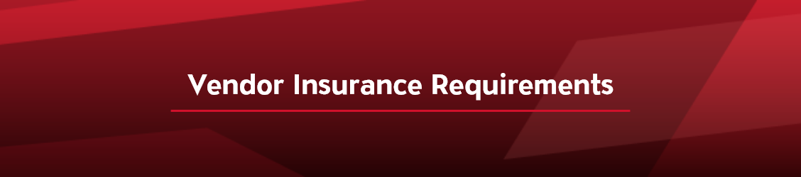 Vendor Insurance Requirements Banner
