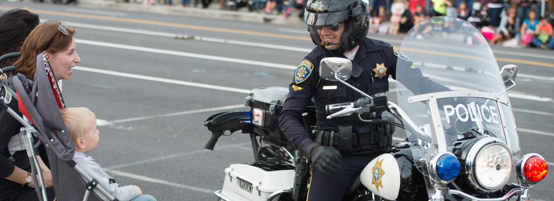 Motor unit at parade