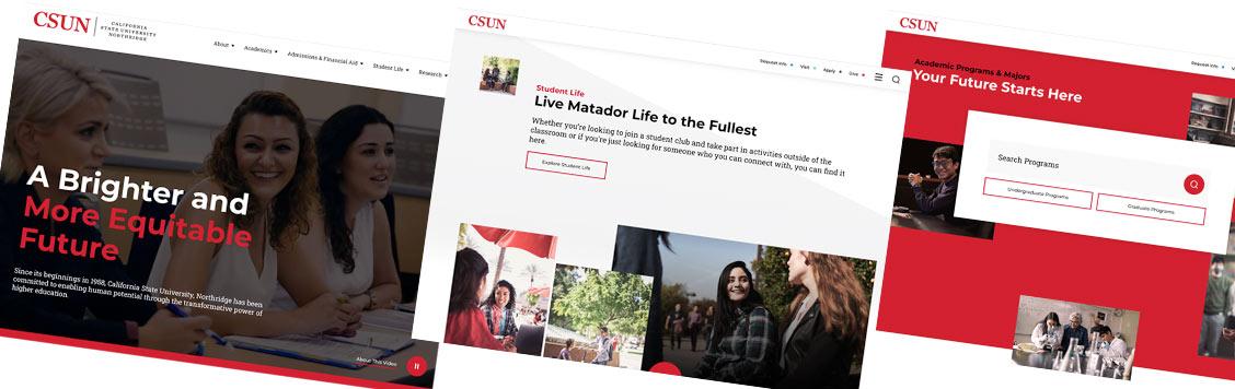 Images from CSUN&#039;s New Site
