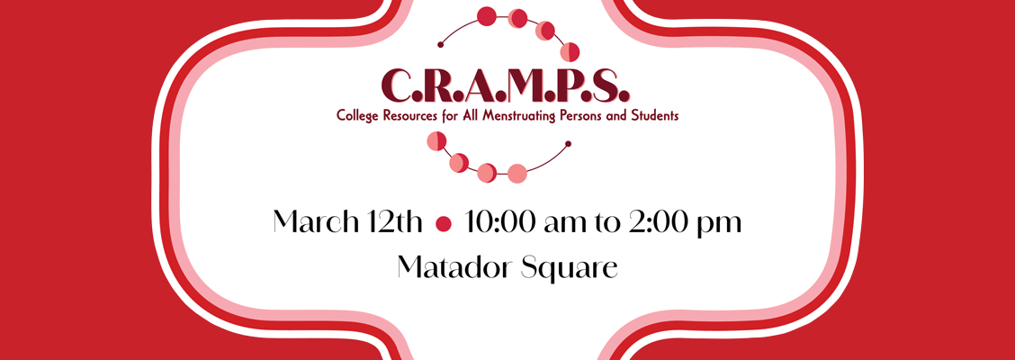 C.R.A.M.P.S. - March 12 at 10am to 2pm; Matador Square