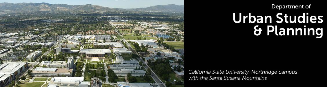 Aerial view of CSUN campus 