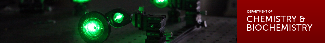 Laser beam experiment setup