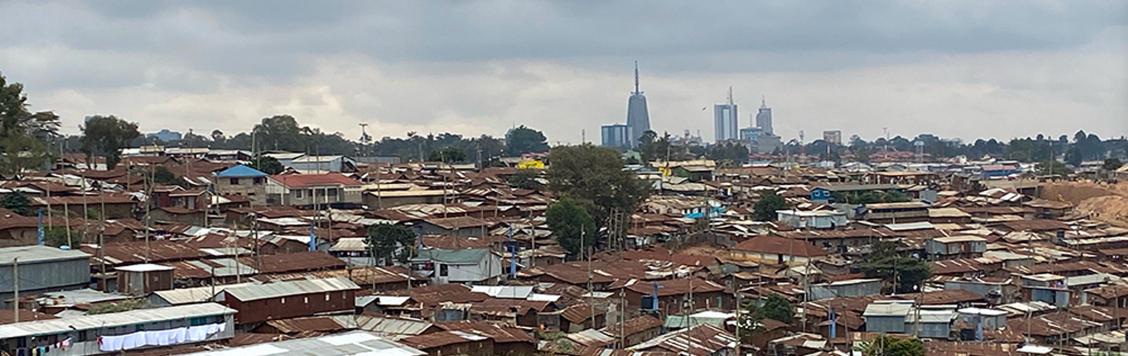 The city of Nairobi.