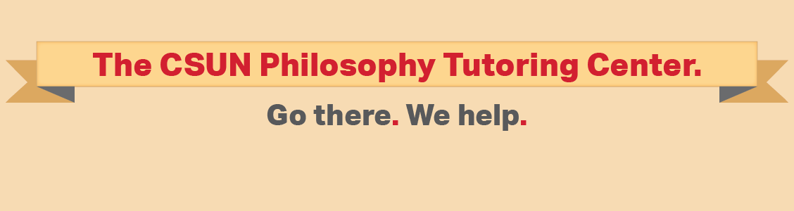 Philosophy Tutoring Center Go There. We Help.