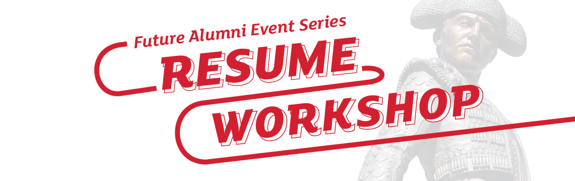 Future Alumni Resume Workshop banner.