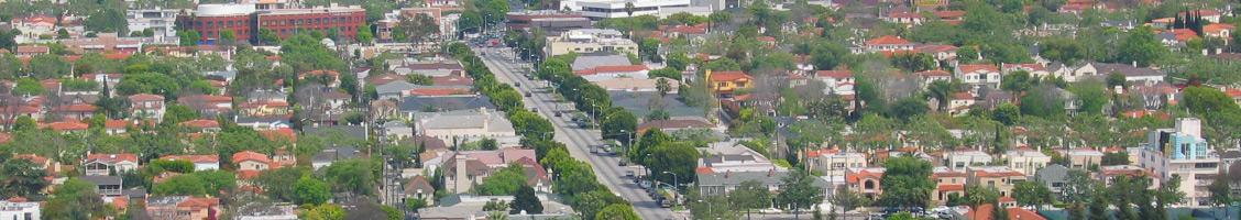 Aerial View of Olympic Blvd