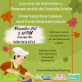 Free Nutrition Lesson and Food Demonstration  Delicious recipe with ingredients from Food Distribution  November 21st 3:30 PM Zoom ID: 639 013 0711
