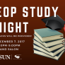 EOP Study Night F2017 Flyer