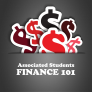 Money symbols and Finance 101 title