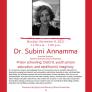 Dr. Subini Annamma flyer