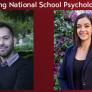 4 School Psychology candidates and the words &quot;Celebrating National School Psychology Week&quot;