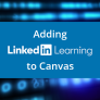 Adding LinkedIn to Canvas