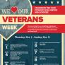 We :heart: Our Veterans Week poster