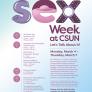 Sex Week at CSUN poster
