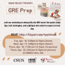 GRE Prep Workshop Flyer