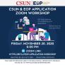 CSUN and EOP Application Workshop Flyer