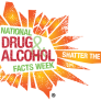 National Drugs and Alcohol Facts Week logo. Registered tradement.