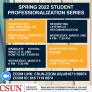 Project Rebound Spring 2022 Student Professionalization Series Graphic