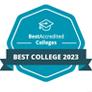 best accredited colleges badge