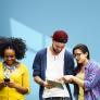 students of color using devices