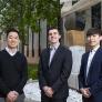 CSUN Nazarian College students Sean Lancaster, Danny Cho, and Seong (Nathan) Yu