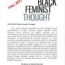GWS 495 Black Feminist Thought
