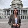 Photo of Clarissa Rojas in front of the United States Capitol