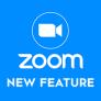 Zoom logo above text New Feature 