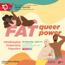 Join the Pride Center in Challenging Fatphobia Together at “Fat Queer Power” with the USU