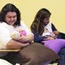 two students with in lactation education class