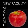 Image of a red apple with words MCCAMC New Faculty