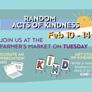 Random Acts of Kindness Week Feb 10 - 14 2020