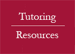 Tutoring Resources