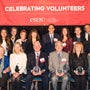 Photo of the 2016 CSUN Volunteer Service Awards honorees on stage.