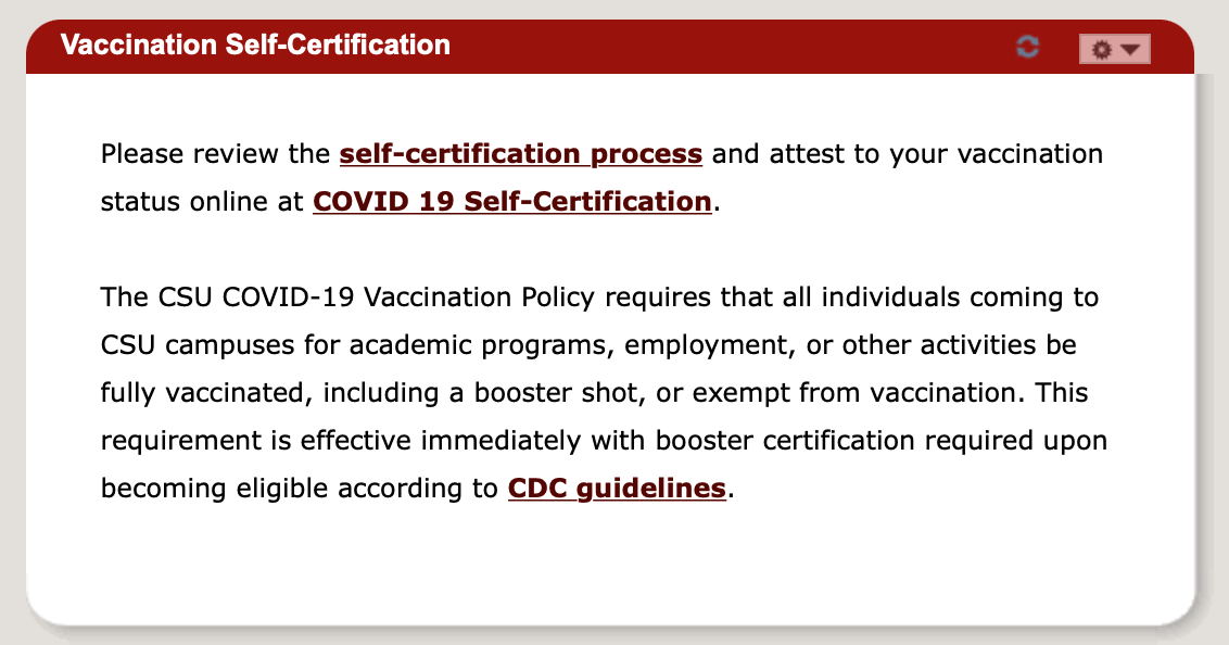How to submit COVID-19 Vaccine Self-Certification via SOLAR Step 3
