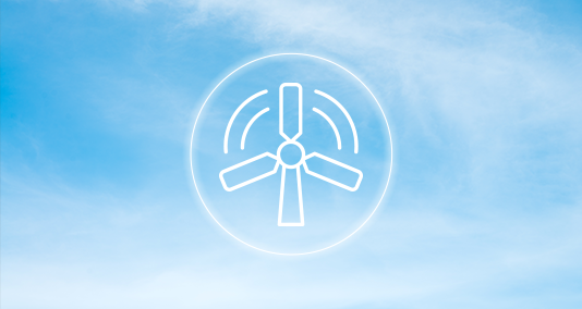 windmill circle icon