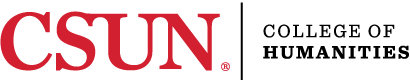 CSUN Logo with College of Humanities lockup.