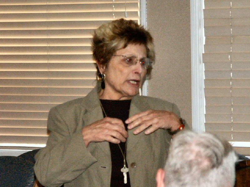 Louise Lewis starts talking about art theft