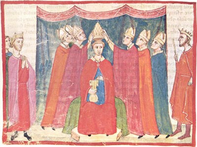 Coronation of Benedict XI, 1303