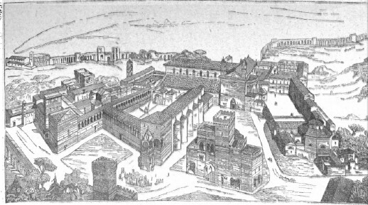 Lateran Basilica and palace in Middle Ages