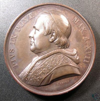 Pope Pius IX, Year 17, 1862, portrait by C. Voigt