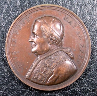 portrait of Pope Pius IX, 1876