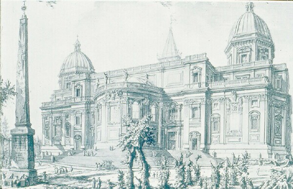 View of Santa Maria Maggiore by Piranesi