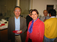 People at Holiday Party